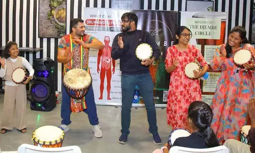 जेम्बे सर्किल अफ्रीका की लय को IKEA हैदराबाद में लाता है जेम्बे सर्किल अफ्रीका की लय को IKEA हैदराबाद में लाता है