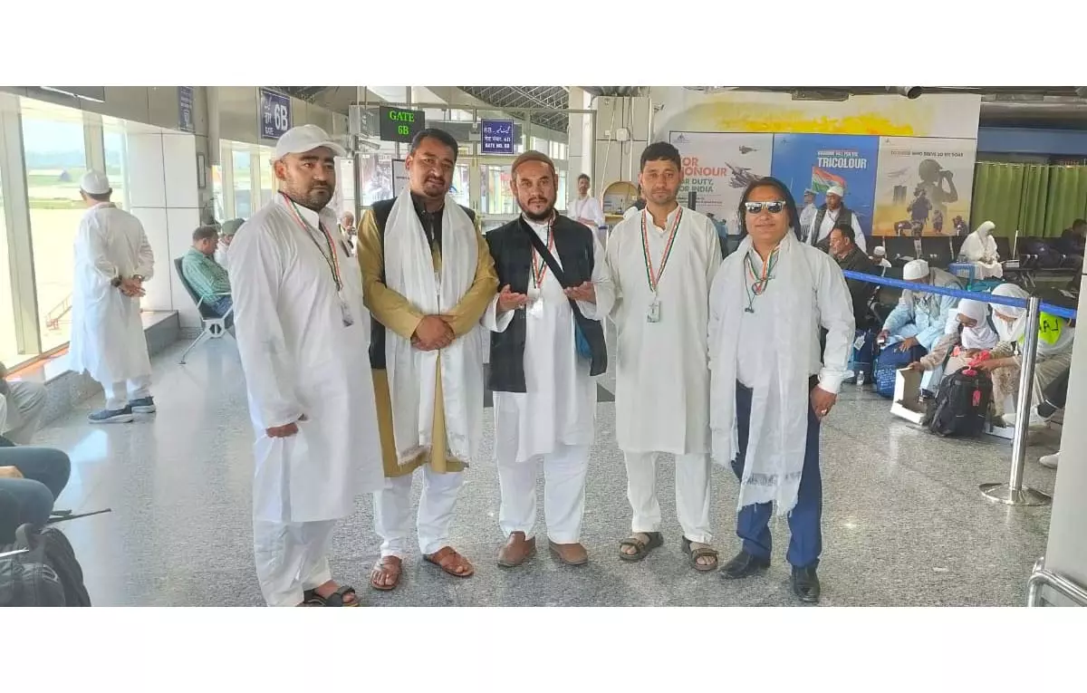 उड़ान में व्यवधान के बीच 240 Ladakhi हज यात्रियों को हवाई मार्ग से मदीना पहुंचाया गया उड़ान में व्यवधान के बीच 240 Ladakhi हज यात्रियों को हवाई मार्ग से मदीना पहुंचाया गया