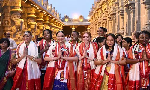 मिस वर्ल्ड प्रतियोगियों द्वारा मंदिर यात्रा पर किशन रेड्डी ने कहा