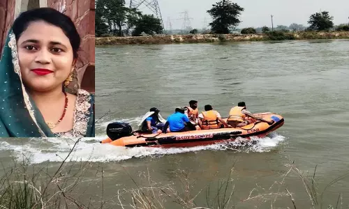Firozabad: बदायूं में सेल्फी हादसा, नहर से शबाना का शव निकाला गया