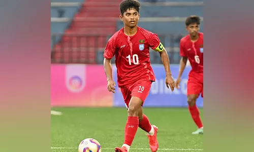 SAFF U-19 Championship: बांग्लादेश ने नेपाल को हराकर फाइनल में जगह बनाई SAFF U-19 Championship: बांग्लादेश ने नेपाल को हराकर फाइनल में जगह बनाई