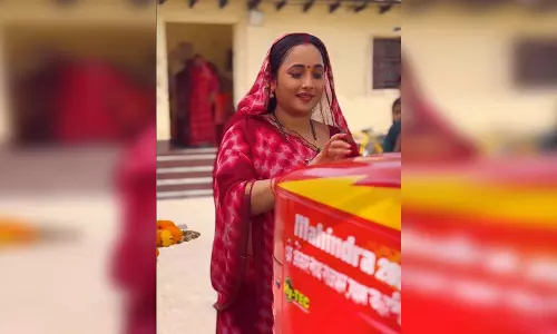 जेठानी में रानी का सुहागन अवतार सोशल मीडिया पर छाया, ट्रैक्टर की पूजा करती आईं नजर