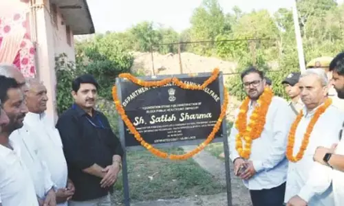 सतीश शर्मा ने छम्ब विधानसभा क्षेत्र का व्यापक दौरा किया