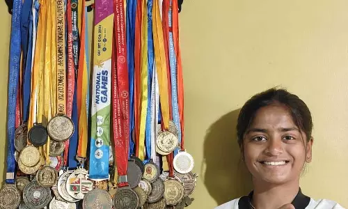 Karnataka : ताइक्वांडो की चमकती सितारा अदिति का लक्ष्य ओलंपिक में पदक जीतना Karnataka : ताइक्वांडो की चमकती सितारा अदिति का लक्ष्य ओलंपिक में पदक जीतना