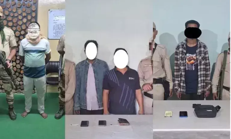 Manipur पुलिस ने जबरन वसूली के आरोप में 8 उग्रवादियों को गिरफ्तार किया Manipur पुलिस ने जबरन वसूली के आरोप में 8 उग्रवादियों को गिरफ्तार किया