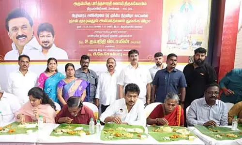 Tamil Nadu : तिरुवल्लिकेनी पार्थसारथी मंदिर में खाद्यान्न वितरण की परियोजना शुरू