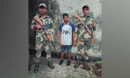 BSF जवानों ने घुसपैठ की कोशिश नाकाम की, बांग्लादेशी नागरिक गिरफ्तार