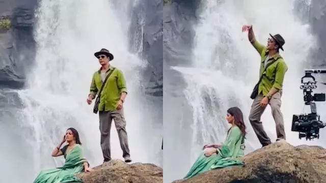 अक्षय कुमार, वामीका गब्बी रोमांस बाय ए वॉटरफॉल, रैप अप भूत बंगला शूट अक्षय कुमार, वामीका गब्बी रोमांस बाय ए वॉटरफॉल, रैप अप भूत बंगला शूट