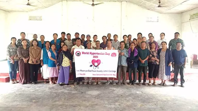 Nagaland : पेरेन जिले ने समजुइरम गांव में विश्व उच्च रक्तचाप दिवस मनाया Nagaland : पेरेन जिले ने समजुइरम गांव में विश्व उच्च रक्तचाप दिवस मनाया