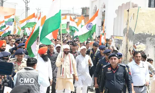 Haryana : कहा-बहादुर सैनिकों ने पाकिस्तान को घुटनों पर ला दिया Haryana : कहा-बहादुर सैनिकों ने पाकिस्तान को घुटनों पर ला दिया