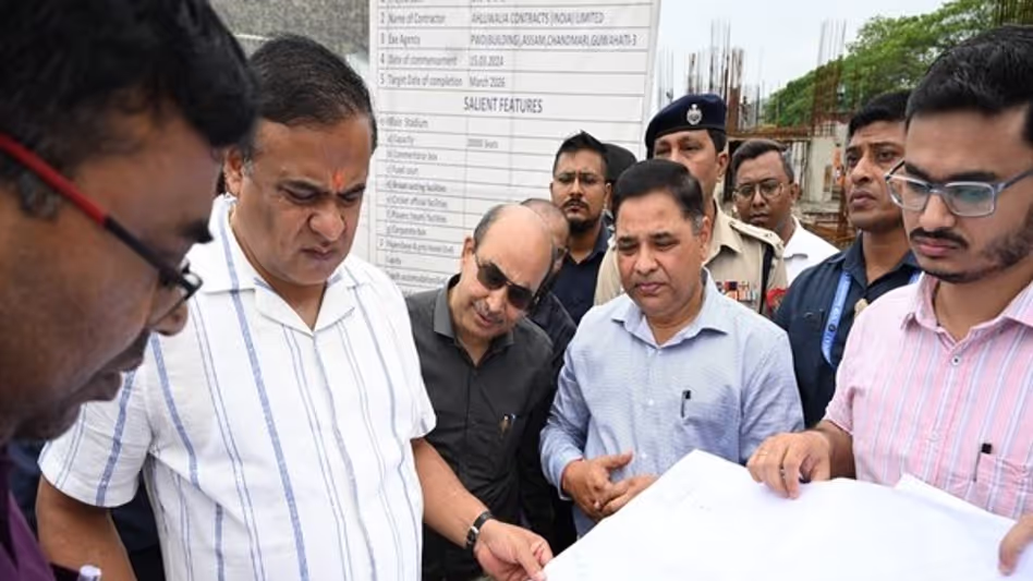 Assam के मुख्यमंत्री ने अमीनगांव में क्रिकेट स्टेडियम और स्विमिंग पूल के निर्माण कार्य की समीक्षा की Assam के मुख्यमंत्री ने अमीनगांव में क्रिकेट स्टेडियम और स्विमिंग पूल के निर्माण कार्य की समीक्षा की
