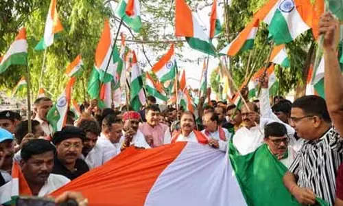 ऑपरेशन सिन्दूर की सफलता का जश्न मनाने के लिए NDA ने बिहार में तिरंगा यात्रा निकाली