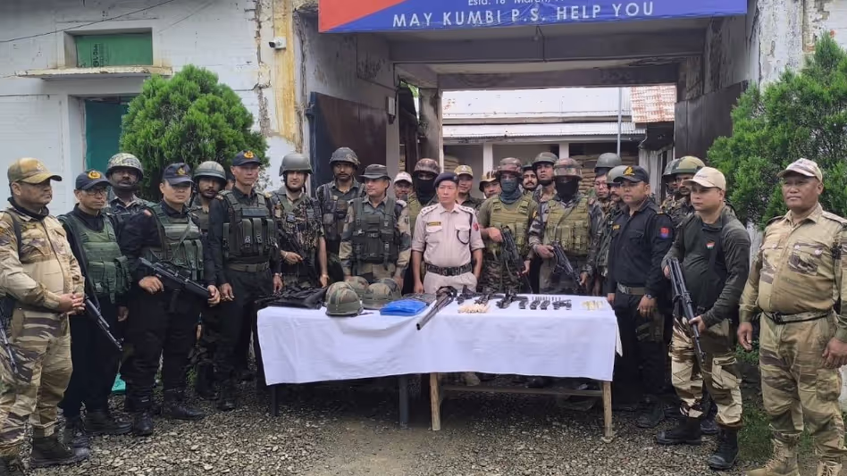 Manipur सुरक्षा बलों ने उग्रवादियों के खिलाफ कार्रवाई