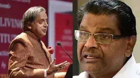 Kerala : थरूर की वैश्विक भूमिका स्वीकार, पार्टी लाइन से भटकाव पर तिरुवंचूर ने जताई चिंता Kerala : थरूर की वैश्विक भूमिका स्वीकार, पार्टी लाइन से भटकाव पर तिरुवंचूर ने जताई चिंता