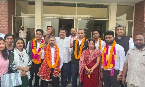 Jammu: अजय सिंह चरक बार एसोसिएशन सांबा के नए अध्यक्ष चुने गए