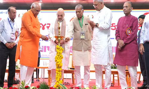 अमित शाह ने Ahmedabad में गुजरात सहकारी महासम्मेलन 2025 का किया उद्घाटन