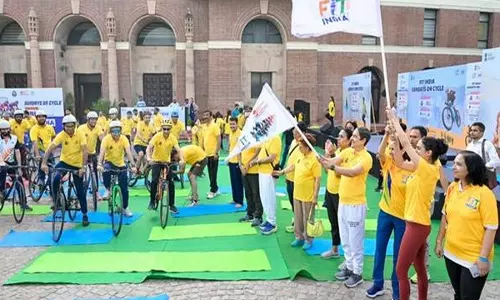 CBIC ने संडे ऑन साइकिल से मनाया जीएसटी के 8 वर्ष पूरे होने का उत्सव CBIC ने संडे ऑन साइकिल से मनाया जीएसटी के 8 वर्ष पूरे होने का उत्सव