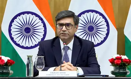 विदेश सचिव विक्रम मिस्री संसदीय समिति को भारत-पाक तनाव पर जानकारी देंगे विदेश सचिव विक्रम मिस्री संसदीय समिति को भारत-पाक तनाव पर जानकारी देंगे