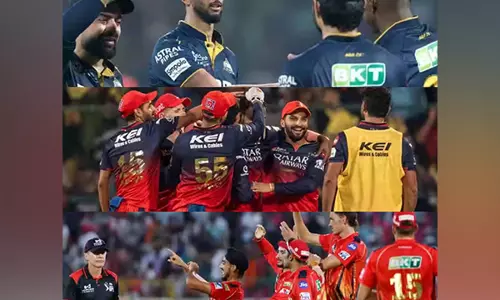 IPL 2025: जीटी, आरसीबी प्लेऑफ के लिए क्वालीफाई, पीबीकेएस 11 साल बाद फाइनल चार में पहुंचा IPL 2025: जीटी, आरसीबी प्लेऑफ के लिए क्वालीफाई, पीबीकेएस 11 साल बाद फाइनल चार में पहुंचा