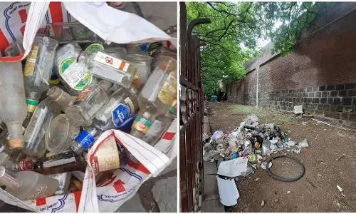 Pune : प्लॉगर्स ने ऐतिहासिक शनिवार वाडा में शराब की बोतलें और 20 बैग कचरा एकत्र किया