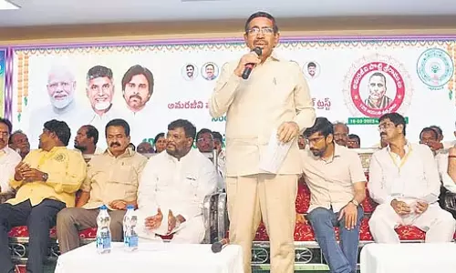 अमरावती में पोट्टी श्रीरामुलु की 58 फुट की प्रतिमा स्थापित की जाएगी: Ponguru Narayana