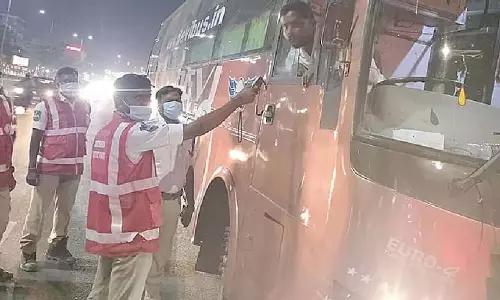 साइबराबाद शहर में शराब पीकर गाड़ी चलाने के आरोप में 1,113 लोग पकड़े गए