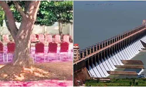 Koppal : प्रतिबंध के बावजूद इंजीनियर के बेटे की तुंगभद्रा बांध पर सगाई