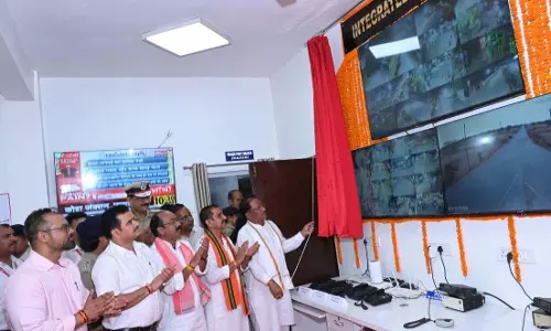 CM साय ने किया मुंगेली में सीसीटीवी कैमरा नेटवर्क पुलिस कंट्रोल रूम का लोकार्पण