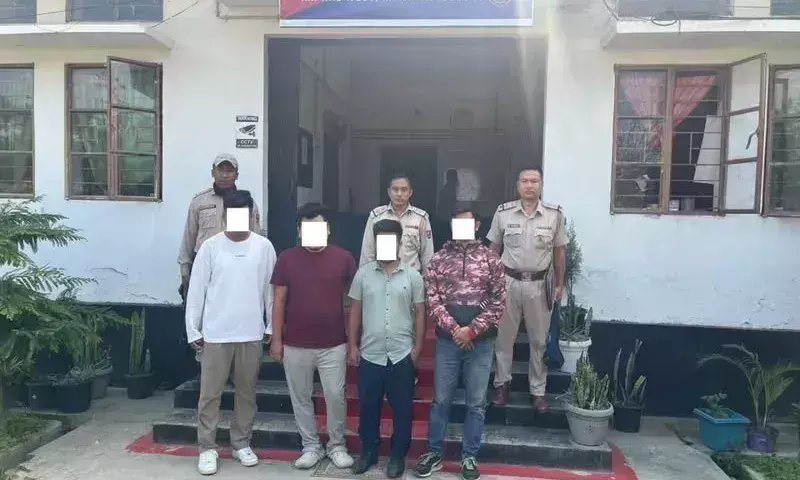 Manipur: अपहरण के आरोप में 4 गिरफ्तार; दिल्ली, राजस्थान से पीड़ितों को बचाया गया Manipur: अपहरण के आरोप में 4 गिरफ्तार; दिल्ली, राजस्थान से पीड़ितों को बचाया गया