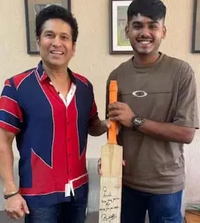 आयुष म्हात्रे ने सचिन तेंदुलकर के साथ अपनी बातचीत का खुलासा किया आयुष म्हात्रे ने सचिन तेंदुलकर के साथ अपनी बातचीत का खुलासा किया