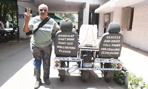 Haryana : 65 वर्षीय दुर्घटना से बचे व्यक्ति ने एक-एक सड़क पर बदलाव की राह अपनाई