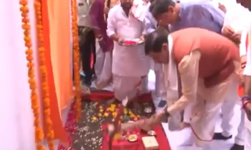 मुख्यमंत्री यादव ने Indore में लालबाग पैलेस के जीर्णोद्धार की आधारशिला रखी