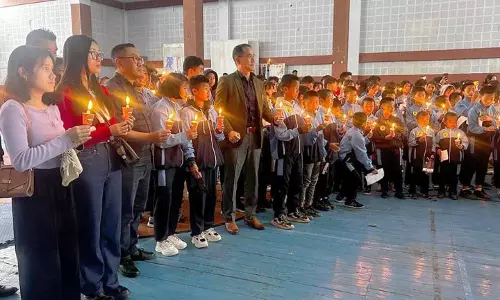 Nagaland :  मेरिएमा में अंतर्राष्ट्रीय एड्स मोमबत्ती स्मारक मनाया गया