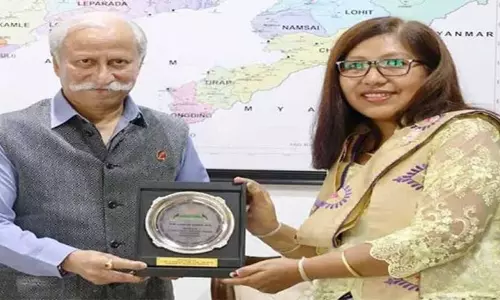 Arunachal प्रदेश के राज्यपाल ने बीएसआई वैज्ञानिक को सम्मानित किया Arunachal प्रदेश के राज्यपाल ने बीएसआई वैज्ञानिक को सम्मानित किया
