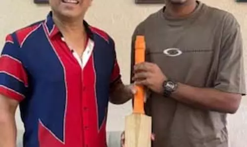 आयुष म्हात्रे ने सचिन तेंदुलकर के साथ अपनी बातचीत का खुलासा किया आयुष म्हात्रे ने सचिन तेंदुलकर के साथ अपनी बातचीत का खुलासा किया