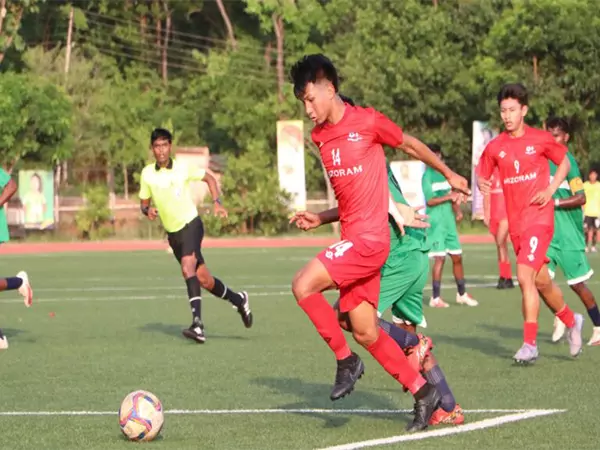 Mizoram ने स्वामी विवेकानंद पुरुष अंडर-20 एनएफसी ग्रुप डी में शानदार प्रदर्शन करते हुए जीत दर्ज की Mizoram ने स्वामी विवेकानंद पुरुष अंडर-20 एनएफसी ग्रुप डी में शानदार प्रदर्शन करते हुए जीत दर्ज की