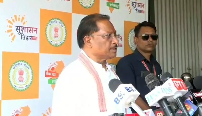 CM साय ने सुरक्षाबलों के साहस को सराहा, नारायणपुर ऑपरेशन पर बधाई दी CM साय ने सुरक्षाबलों के साहस को सराहा, नारायणपुर ऑपरेशन पर बधाई दी