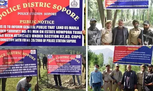 सोपोर, अवंतीपोरा में चार पाक-आधारित आतंकवादी आकाओं की संपत्तियां जब्त: पुलिस