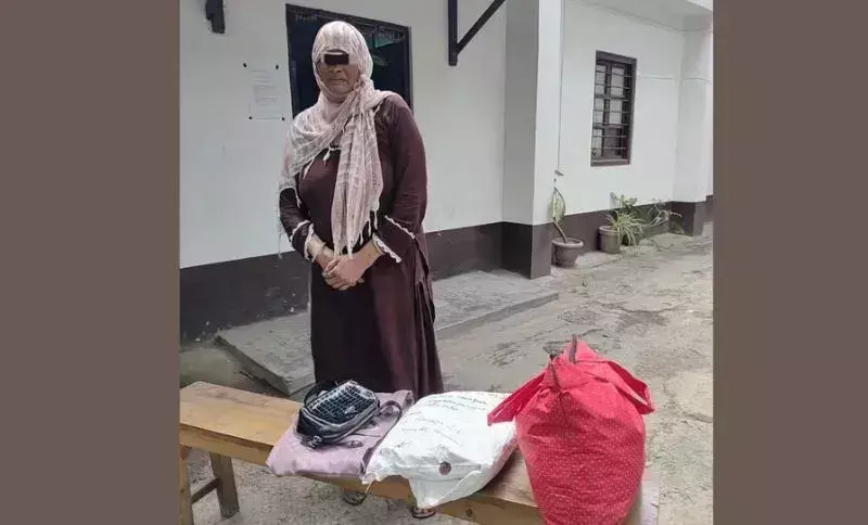 Manipur पुलिस ने 10 करोड़ रुपये की हेरोइन के साथ उत्तर प्रदेश की महिला को गिरफ्तार किया