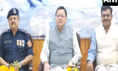 CM Dhami ने एनडीआरएफ के पर्वतारोहण अभियान शौर्य के ध्वजारोहण कार्यक्रम में भाग लिया