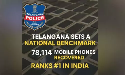 चोरी और गुम हुए मोबाइल फोन का पता लगाने में Telangana पुलिस पहले स्थान पर