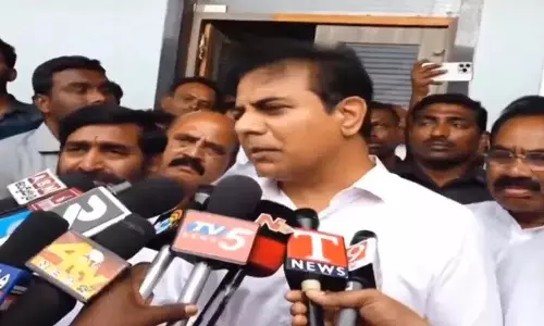 KTR: कांग्रेस कालेश्वरम परियोजना को नष्ट करने की साजिश कर रही, तेलंगाना का विकास खतरे में पड़ रहा