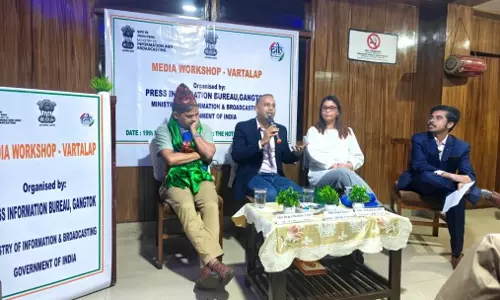 Sikkim : गंगटोक पीआईबी ने वार्तालाप मीडिया कार्यशाला का आयोजन