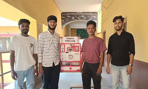 Jalandhar: पॉलिटेक्निक के छात्रों ने बुनियादी स्वास्थ्य जांच के लिए मेडिकल कियोस्क विकसित किया