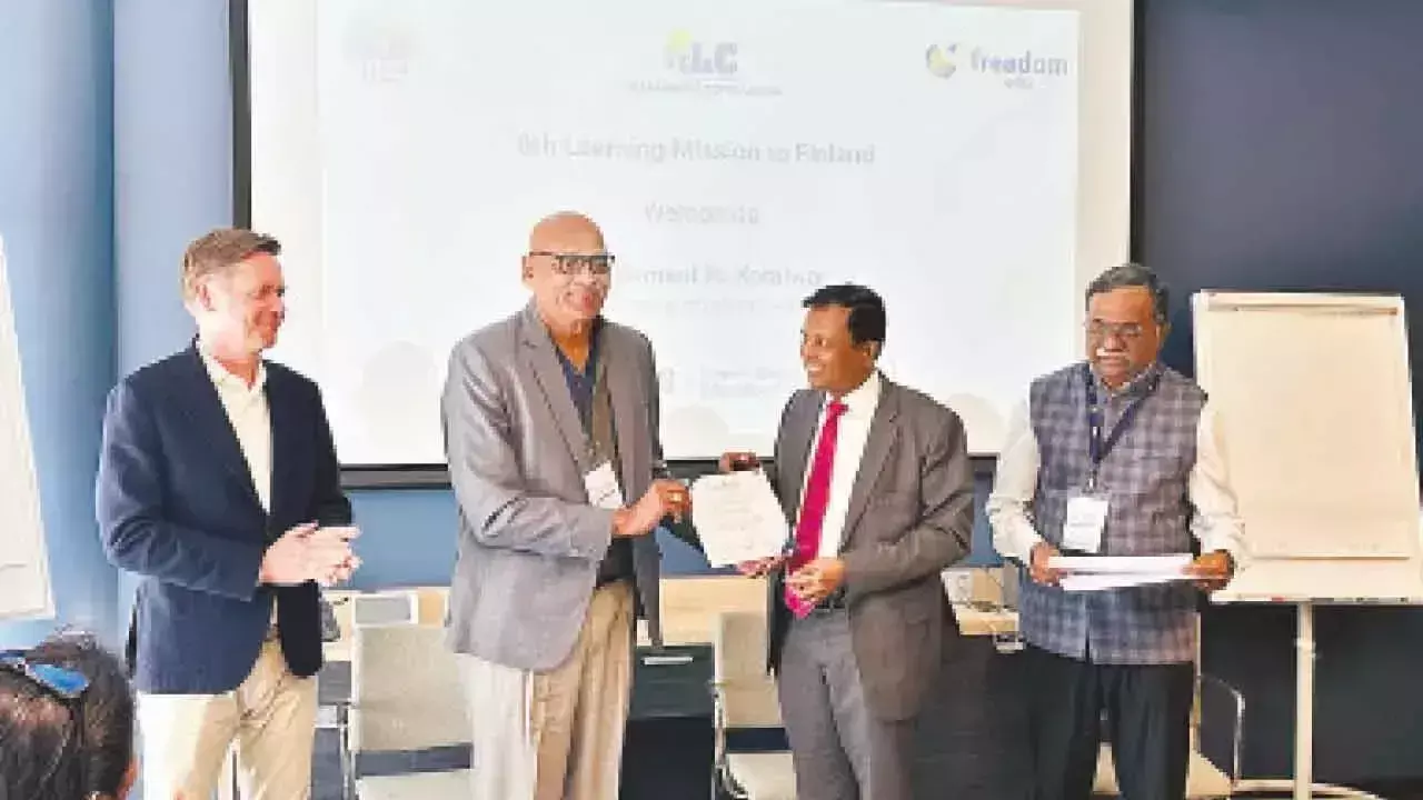 Telangana: परमिता के अध्यक्ष फिनलैंड के अध्ययन दौरे पर