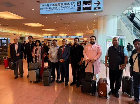 ऑपरेशन सिंदूर की सच्चाई बताने संजय झा के नेतृत्व में जापान पहुंचा सर्वदलीय प्रतिनिधिमंडल ऑपरेशन सिंदूर की सच्चाई बताने संजय झा के नेतृत्व में जापान पहुंचा सर्वदलीय प्रतिनिधिमंडल