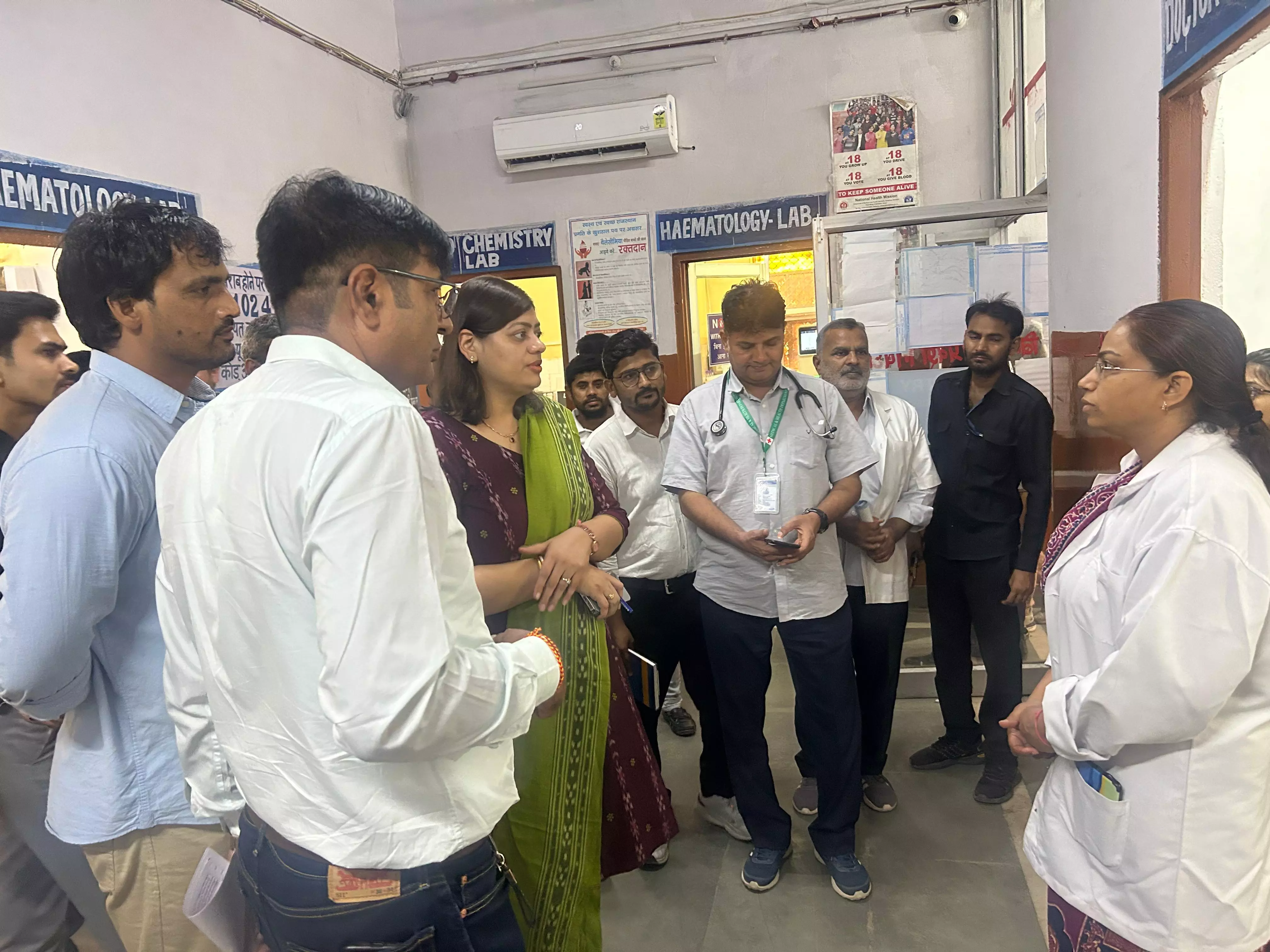Jaipur: एमडी एनएचएम ने किया अस्पताल का निरीक्षण Jaipur: एमडी एनएचएम ने किया अस्पताल का निरीक्षण