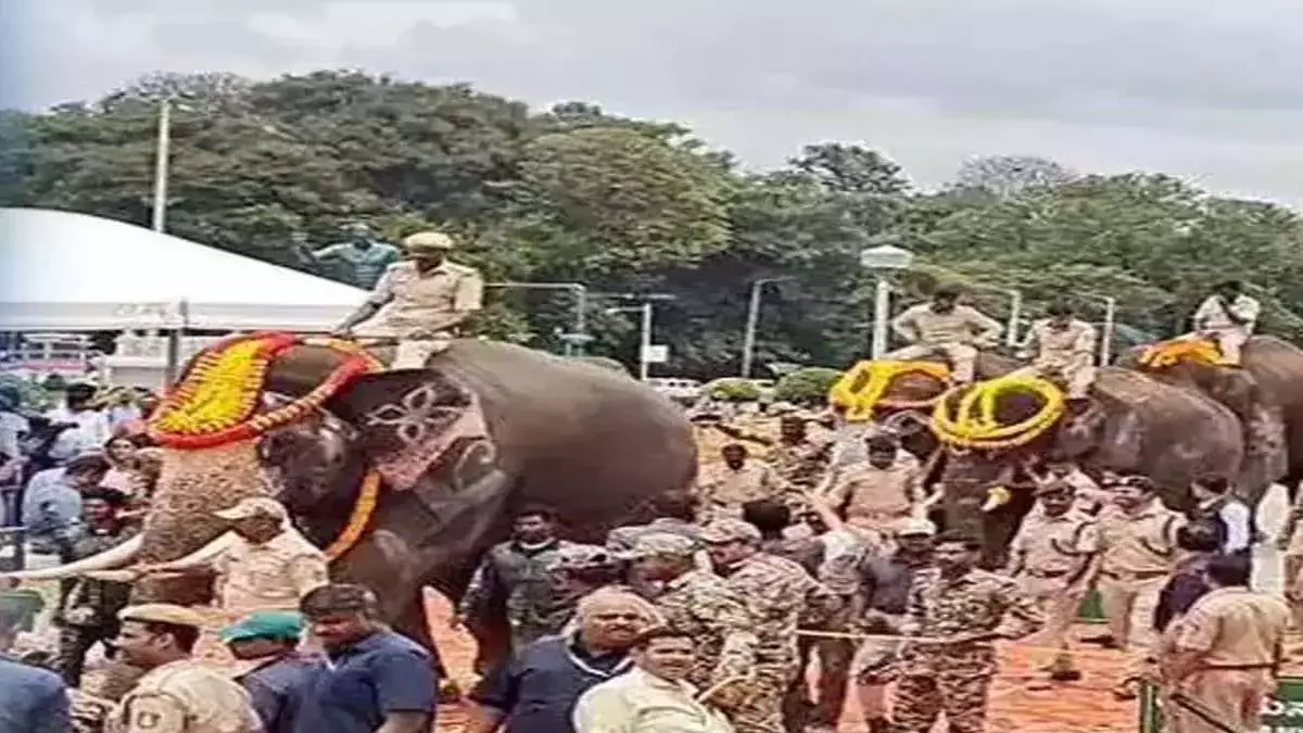 Nara Lokesh ने आंध्र प्रदेश में कुमकी हाथियों को लाने के लिए पवन की प्रशंसा की Nara Lokesh ने आंध्र प्रदेश में कुमकी हाथियों को लाने के लिए पवन की प्रशंसा की