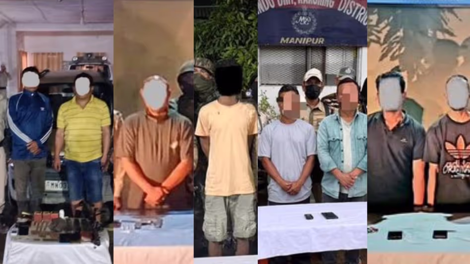 Manipur सुरक्षा बलों ने एक ही दिन में आठ उग्रवादी कार्यकर्ताओं को गिरफ्तार Manipur सुरक्षा बलों ने एक ही दिन में आठ उग्रवादी कार्यकर्ताओं को गिरफ्तार