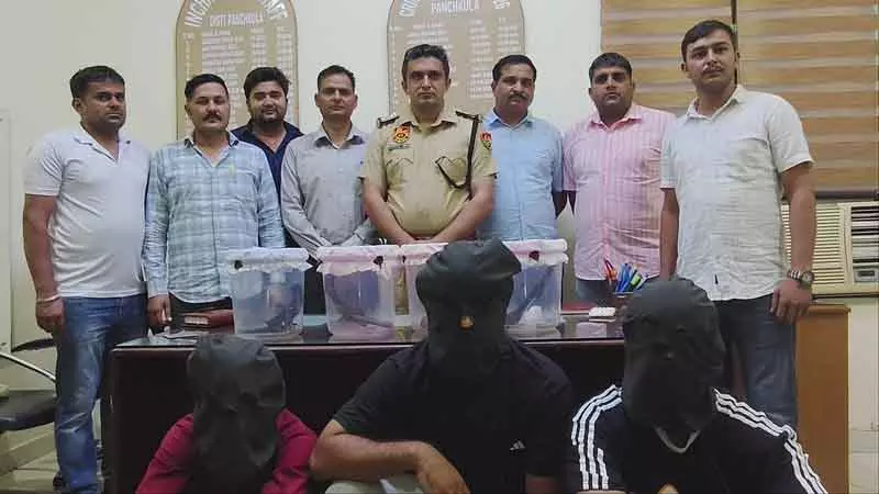 Panchkula पुलिस ने आदतन अपराधी समेत 2 अन्य को हथियार के साथ पकड़ा Panchkula पुलिस ने आदतन अपराधी समेत 2 अन्य को हथियार के साथ पकड़ा